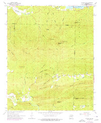 Fourche SW 1963 topographic map thumbnail