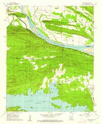 Fourche 1961 topographic map thumbnail