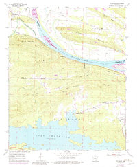 Fourche 1961 topographic map thumbnail