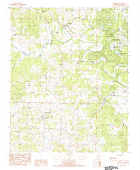 Franklin 1984 topographic map thumbnail
