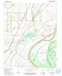 Frenchmans Bayou 1970 topographic map thumbnail