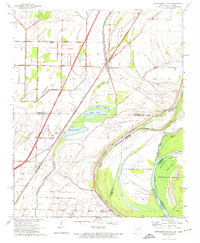 Frenchmans Bayou 1970 topographic map thumbnail