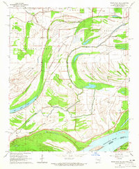 Friars Point NW 1964 topographic map thumbnail