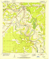 Fulton 1951 topographic map thumbnail