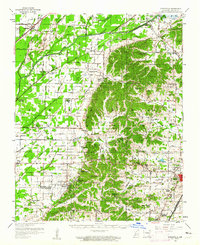 Gainesville 1958 topographic map thumbnail