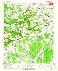 Garner 1963 topographic map thumbnail
