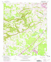 Garner 1963 topographic map thumbnail