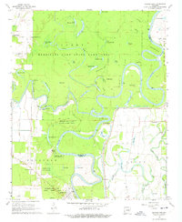 Georgetown 1968 topographic map thumbnail