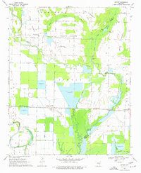 Geridge 1969 topographic map thumbnail