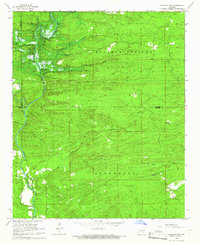 Gillham Dam 1964 topographic map thumbnail