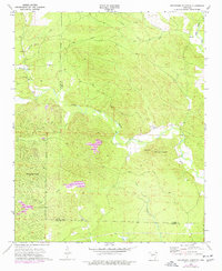 Goosepond Mountain 1972 topographic map thumbnail