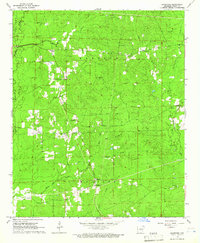 Grapevine 1964 topographic map thumbnail
