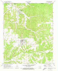 Gravette 1971 topographic map thumbnail