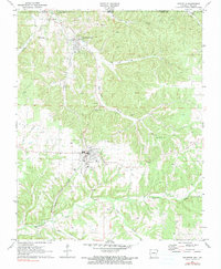 Gravette 1971 topographic map thumbnail