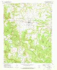 Green Forest 1972 topographic map thumbnail