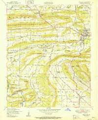 Greenwood 1951 topographic map thumbnail