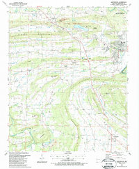 Greenwood 1987 topographic map thumbnail