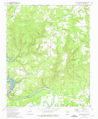 Greers Ferry Dam 1973 topographic map thumbnail