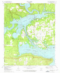 Greers Ferry 1973 topographic map thumbnail