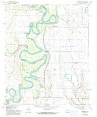 Gregory SW 1968 topographic map thumbnail