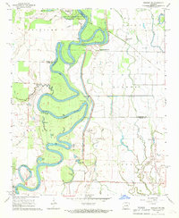 Gregory SW 1968 topographic map thumbnail