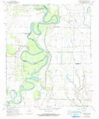 Gregory SW 1968 topographic map thumbnail