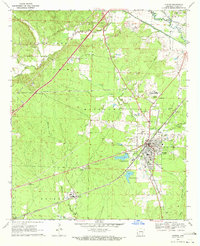Gurdon 1970 topographic map thumbnail