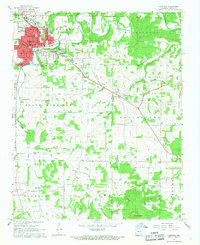 Harrison 1967 topographic map thumbnail