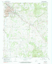 Harrison 1967 topographic map thumbnail
