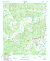 Haskell 1974 topographic map preview