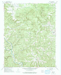 Hasty 1967 topographic map thumbnail