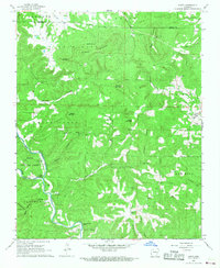 Hasty 1967 topographic map thumbnail