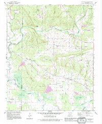 Hattieville 1991 topographic map thumbnail