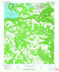 Heber Springs 1963 topographic map thumbnail