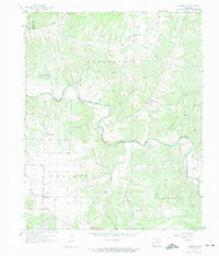 Hindsville 1958 topographic map thumbnail