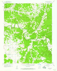 Hindsville 1958 topographic map thumbnail