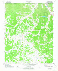 Hiwasse 1971 topographic map thumbnail