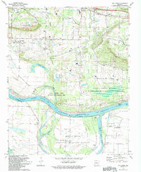 Holla Bend 1993 topographic map thumbnail