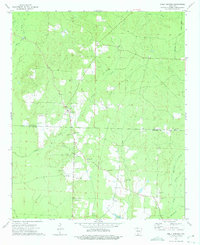 Holly Springs 1973 topographic map thumbnail