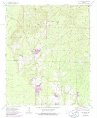 Holly Springs 1973 topographic map thumbnail