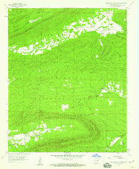 Horseshoe Mountain 1958 topographic map thumbnail