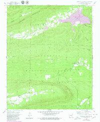Horseshoe Mountain 1958 topographic map thumbnail