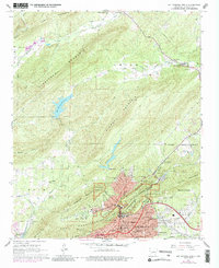 Hot Springs North 1966 topographic map thumbnail