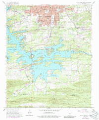 Hot Springs South 1966 topographic map preview