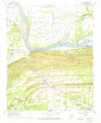Houston 1961 topographic map thumbnail