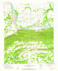 Houston 1961 topographic map thumbnail