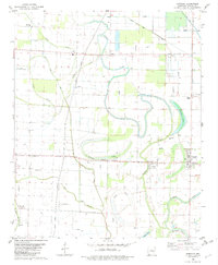 Humnoke 1982 topographic map thumbnail