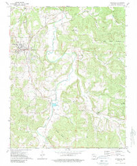 Huntsville 1973 topographic map thumbnail