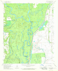 Indian Bay SE 1967 topographic map thumbnail
