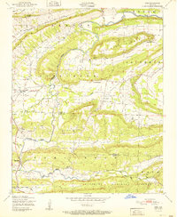 Ione 1951 topographic map thumbnail